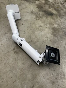 Ergotron HX Ultrawide Monitor Arm Desk Mount with HD Pivot Bright White - Picture 1 of 8