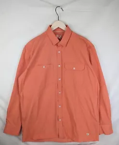 ARMOR LUX HERITAGE TWILL OVERSHIRT SURCHEMISE - CORAL - LARGE L RRP £110 - Picture 1 of 11