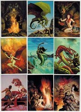 Rowena Serie Completa 90 Cards Base 1993 Fantasy Art FPG3