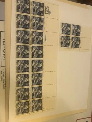 1981 Block of 16 & Block of 4 Franklin D. Roosevelt 20 cent Stamps, MNH! - Image 1 of 4