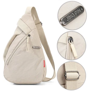 Crossbody Bag Lightweight Shoulder Bag Casual Durable Chest Bag Fashion - Picture 1 of 20