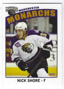2013-14 Manchester Monarchs (AHL) Nick Shore
