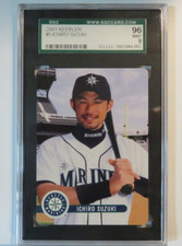 2001 Keebler Mariners Ichiro Suzuki Rookie Card RC #5 SGC 9 Mint Mariners