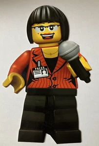 Lego Minifigure News Reporter Store Display Sign Cardboard Wall Decoration 15in - Picture 1 of 9