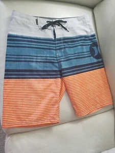 Hurley Board Shorts Mens size 29 stretch Drawstring poly Swim Trunks - Picture 1 of 10
