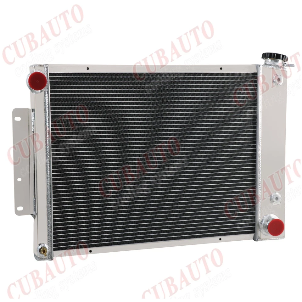 3 Rows Aluminum Radiator For 1967 1968 1969 Chevy Camaro Pontiac Firebird AT Foto 1 de 4
