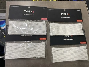 🥍 LOT OF 4🥍 STRINGKING TYPE 5S PERFORMANCE MESH KITS Semi-Soft Lax Stringing - Picture 1 of 1