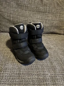 Timberland Boys Chillberg GTX Strap Goretex Boot UK Child Size 13. Black. - Picture 1 of 7
