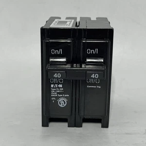 Eaton Cutler-Hammer 40 Ampere steckbarer 2-poliger Leitungsschutzschalter CL240 - Bild 1 von 5
