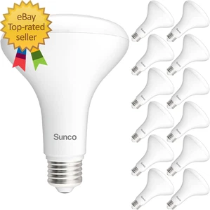 Sunco 12 Pack BR30 LED Bulb Recessed Can Light Bulbs Indoor Flood Lightin 160 - Picture 1 of 1