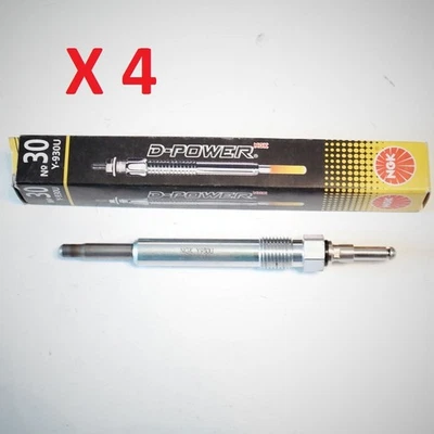 Mercedes 220 250 300 D 4X bougies de préchauffage NGK Y930U GN860 0100226258 - Photo 1/3