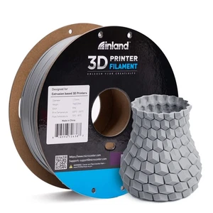 Micro Center PETG 1.75mm, Gray 3D Printer Filament - 1KG Spool - Dimensional ... - Picture 1 of 8