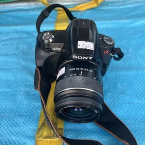 Sony Alpha a230 10.2MP Digital SLR Camera w/ 18-55mm Lens No Battery/Charger - Picture 1 of 5