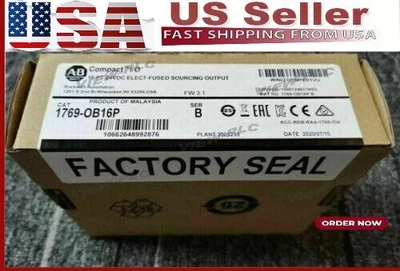 2023 New Sealed Allen Bradley 1769-OB16P SER B CompactLogix 16 Pt D/O Module - Image 1 of 2