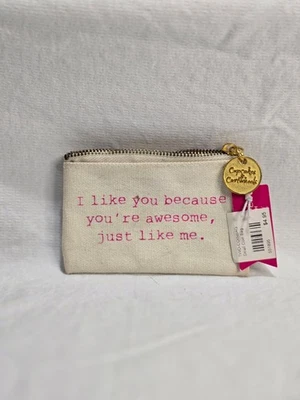 NUEVO CON ETIQUETAS Cupcakes y Cartwheels Lona Monedero Portatarjetas de Regalo "Impresionante" Foto 1 de 4