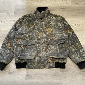 Vintage Tech Skin Camo Jacke Erwachsene Large Camouflage Jagd Hausarbeit Arbeit 90er - Bild 1 von 7