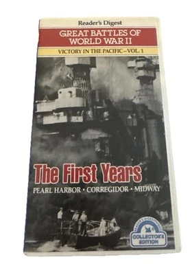 Great Battles of WW2 Victory in The Pacific Vol. 1 Reader’s Digest VHS - Image 1 of 3