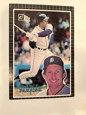 Lance Parrish Baseball Card Donruss 1985 - Image 1 of 2