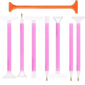 8Pcs Diamond Painting Pens 5D Diamond Embroidery Pen Point Drill Pen  - Picture 1 of 7