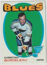 1971-72 Topps Christian Bordeleau Rookie Card #51 St. Louis Blues
