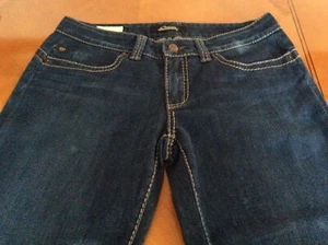 NWOT Ladies Serfontaine Low Pro Boot Jeans In Saphire Crash Size 31.RRP.£199.00  - Picture 1 of 12