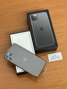 NUEVO EN CAJA Apple iPhone 11 Pro Max 64 GB Gris espacial 4G Desbloqueado 6,5” - 100 % Sujetador Reino Unido - Imagen 1 de 9
