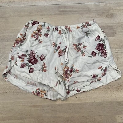 Brandy Melville Women's Summer Floral Shorts One Size Pockets Drawstring - Image 1 of 4