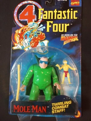 Toy Biz Marvel Comics Fantastic Four Mole Man Twirling Action Staff NEW T9 - Изображение 1 из 2