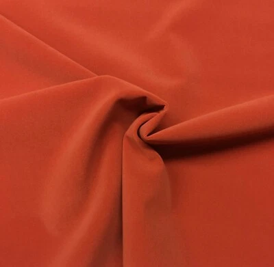 BALLARD DESIGNS PERFORMANCE VELVET ORANGE FURNITURE FABRIC BY THE YARD 55"W - Image 1 of 3