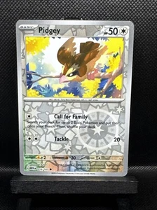 Pidgey 016/165 Reverse Holo MEWen 151 English Pokemon Card - NM - Picture 1 of 2