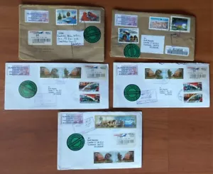 LOTTO COVER CILE ANNI '90 X 5 ANTARTICA UPAEP - Foto 1 di 1