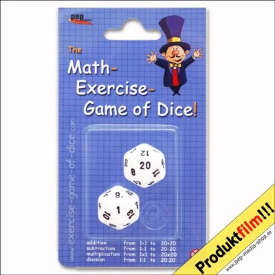PEP MEDIA E.K. The Math-Exercise-Game of Dice! - Multiplication times tables - basic arithmetic