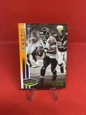 2020 Panini Plates & Patches Football Michael Vick- Legends "#'d/65" Atlanta  - Image 1 of 4