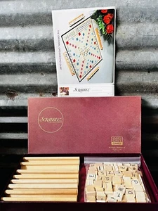 Vtg Scrabble Game 1971 Selchow & Righter Co No 17 Contents-new Box Shows Wear - Picture 1 of 13
