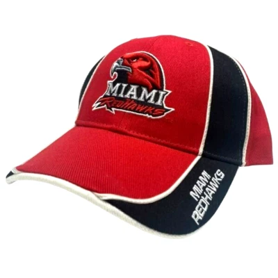 Miami University Redhawks Baseball Hat Cap Adjustable NCAA Licensed New Hat - Image 1 of 4