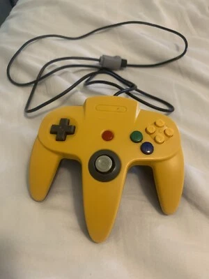 Controller Remote Yellow For N64 Nintendo Gamepad - Image 1 of 4