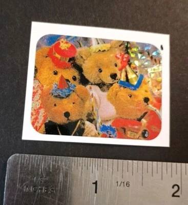 Vintage Stickers Bears Birthday Prism Sticker Mod VTG 80s 90s (#1) - Image 1 of 4