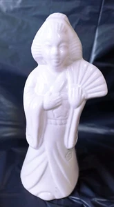 Benihana White Porcelain Geisha Girl Utensil Chopsticks Holder 9” X 3” - Picture 1 of 6
