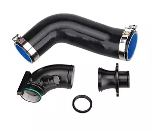 Engine Turbo Muffler Inlet Elbow Silicone Hose For VW MK7 Golf GTI R 2.0T 1.8T - Foto 1 di 2