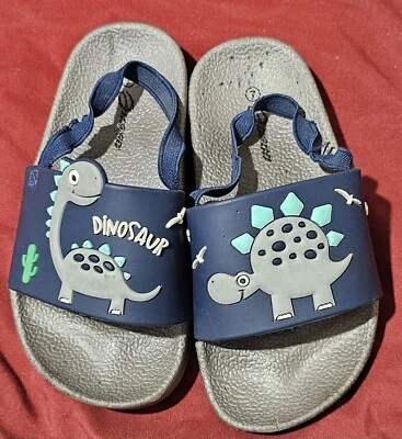 Sandalias deslizantes con correa trasera para bebé-niño pequeño Foto 1 de 3