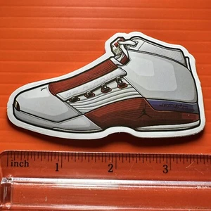 Air Jordan 17 Zapatilla Adhesiva Humor Adulto Para Guitarra Monopatín - Imagen 1 de 1
