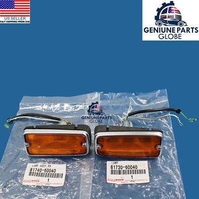 GENUINE OEM TOYOTA LAND CRUISER FJ40 FJ43 FJ45 RIGHT & LEFT TURN SIGNAL LAMP SET - Image 1 of 2