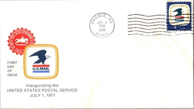 Vintage FDC USPS Scott #1396 USPS Inauguration c1971 - Image 1 of 4
