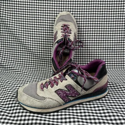 Новый баланс 574 кроссовки Gorpcore фиолетовый синий серый женский размер 8,5 - Изображение 1 из 4