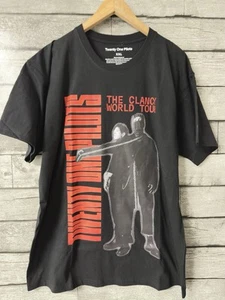 Twenty One Pilots Clancy World Tour Shirt Band Tee Stranger Glow Black Large 01 - Picture 1 of 3