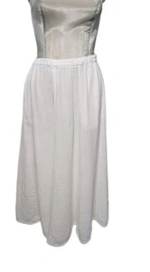 XIRENA White Cotton Gauze Maxi Skirt Size Small - Picture 1 of 8