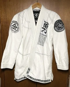 Hayabusa Herren Goorudo 3 Gold Weave Jiu Jitsu Gi Weiß Größe A2 - Bild 1 von 6