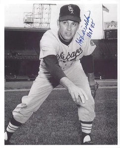 Autographed 8x10 Hoyt Wilhelm Chicago White Sox HOF Relief Pitcher Giants d 2002 - Picture 1 of 1