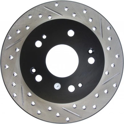 StopTech For Honda Civic 2006-2015 Slotted Brake Rotor - Rear Driver Side - Image 1 of 4