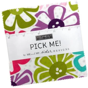 Pick Me! Moda Charm Pack, 42 100% Cotton 5-inch Precut Fabric Squares - Picture 1 of 6
